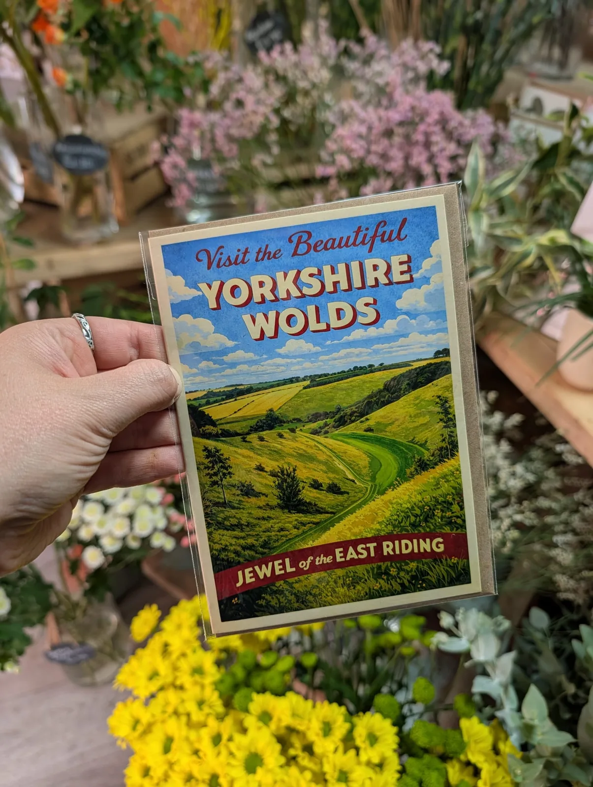 Beautiful Yorkshire Wolds Card
